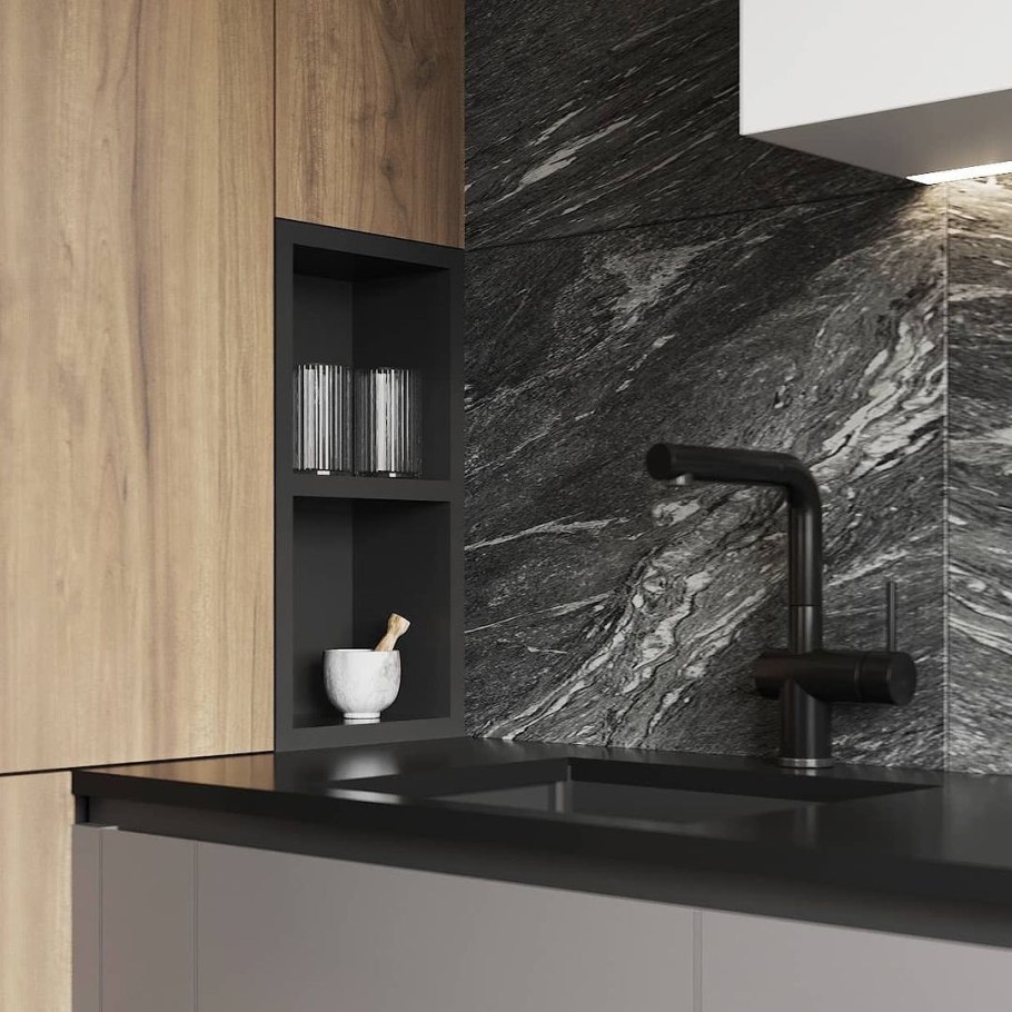 Столешница мрамор марквина серый 694