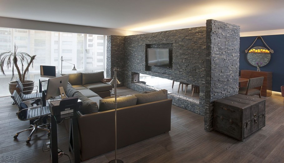 Камни в интерьере квартиры