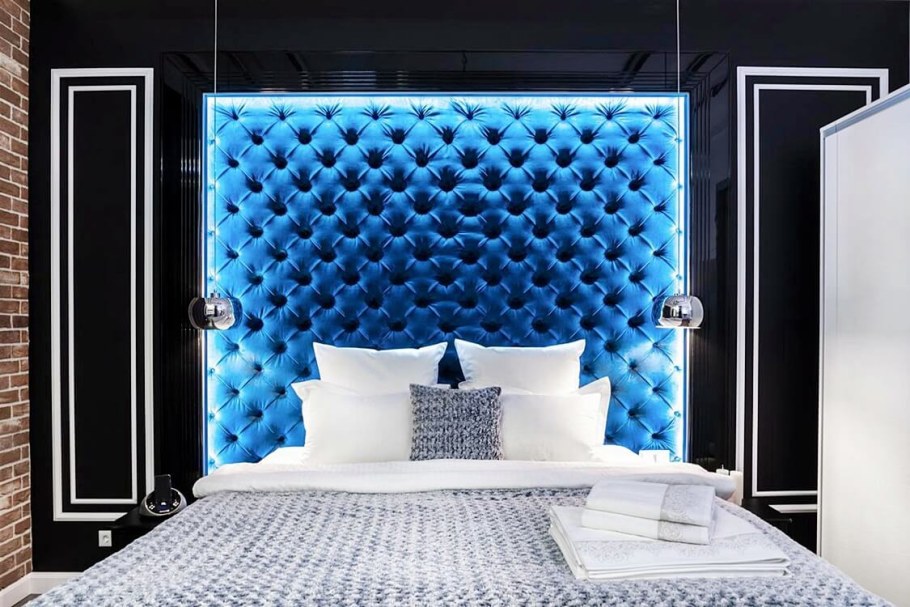 Мягкие стеновые панели с подсветкой