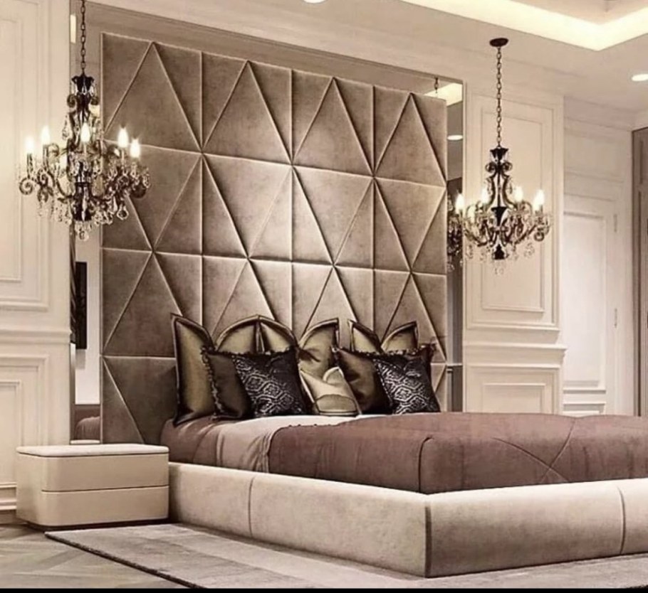 Мягкие панели в интерьере