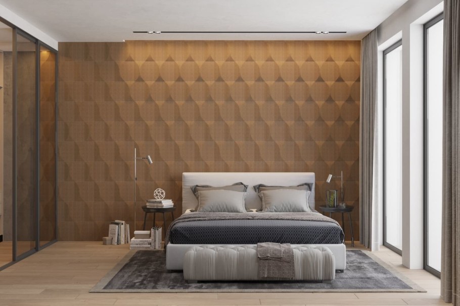 Мягкие стеновые панели для спальни