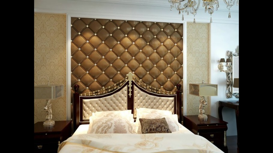 3д панели в спальне