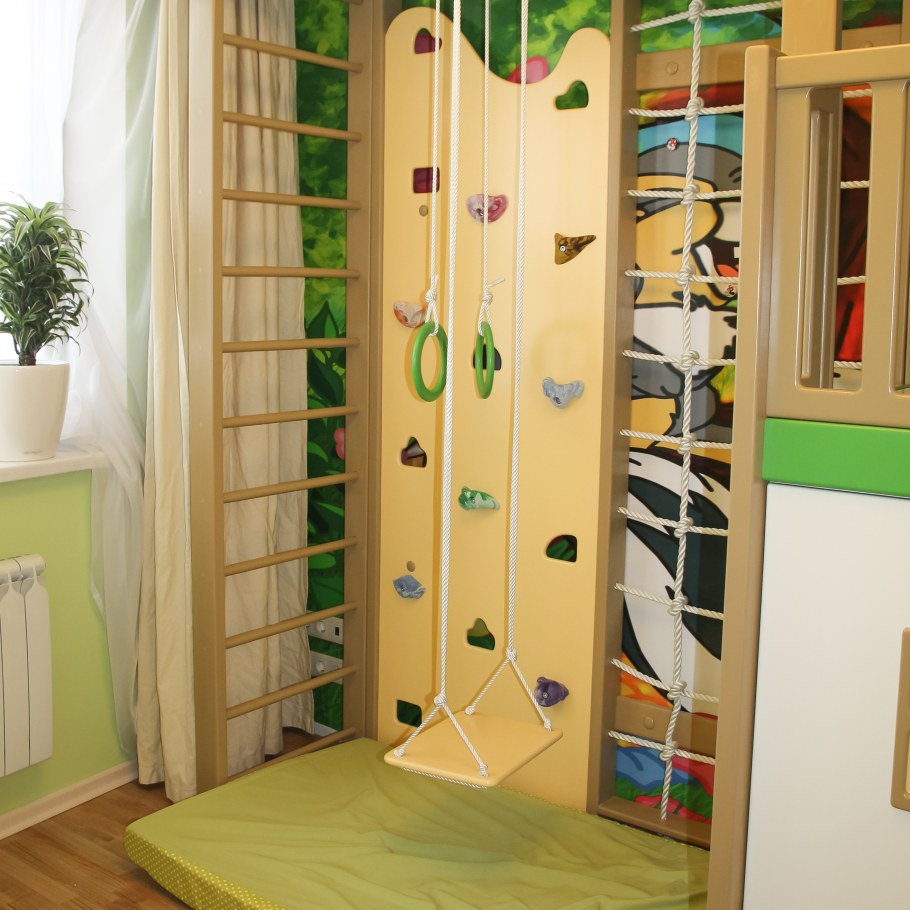 Спортивные уголки для детей в комнате