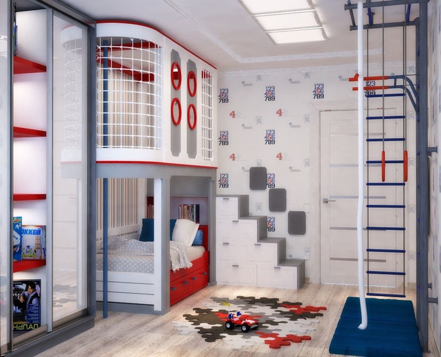 Интерьер детской для мальчика