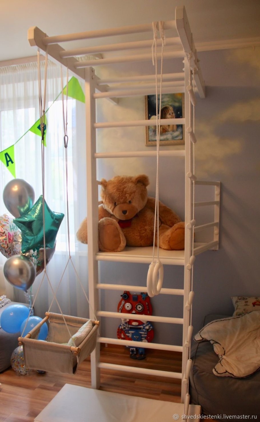 Детский спортивный комплекс с балконом