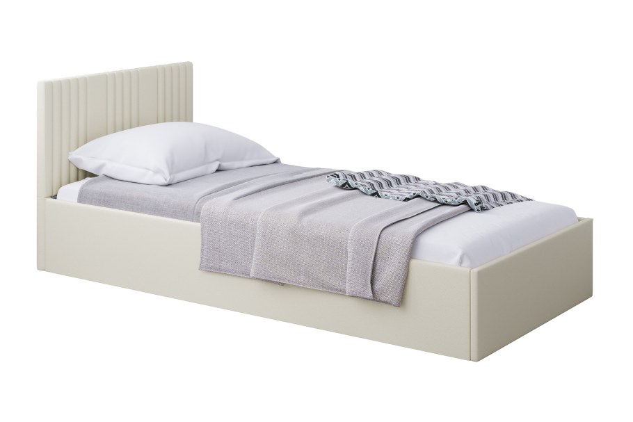 Кровать с мягким изголовьем и подъемным механизмом