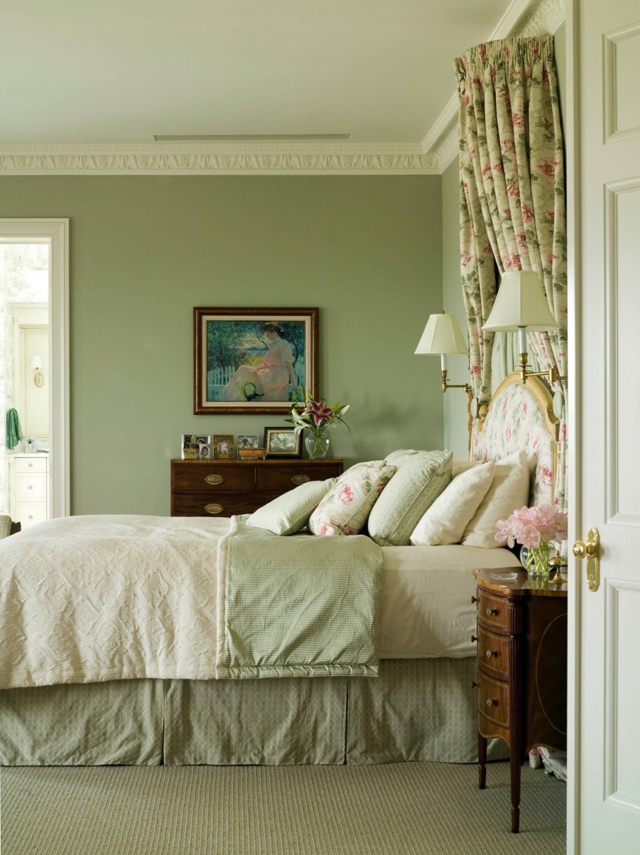 Альня в оливковым тонах