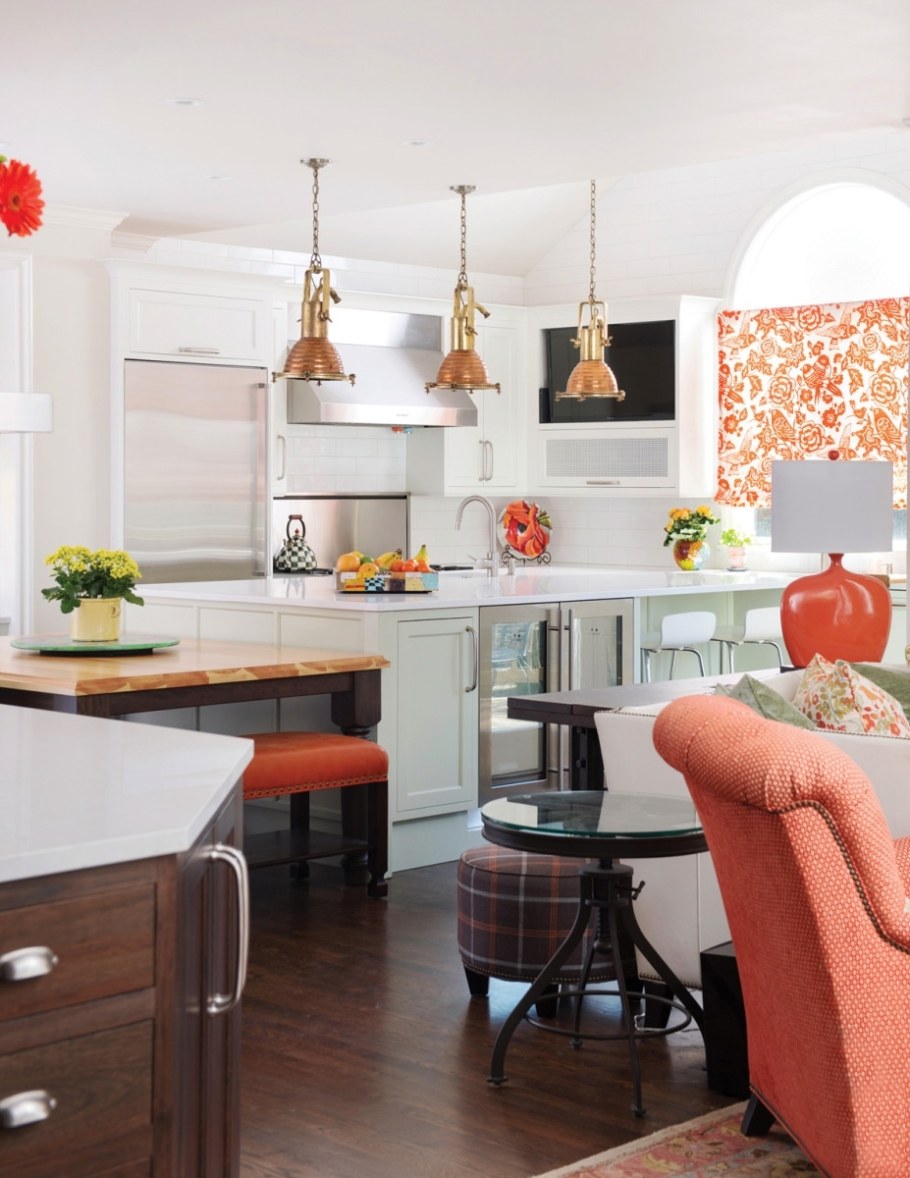 Интересный интерьер кухни