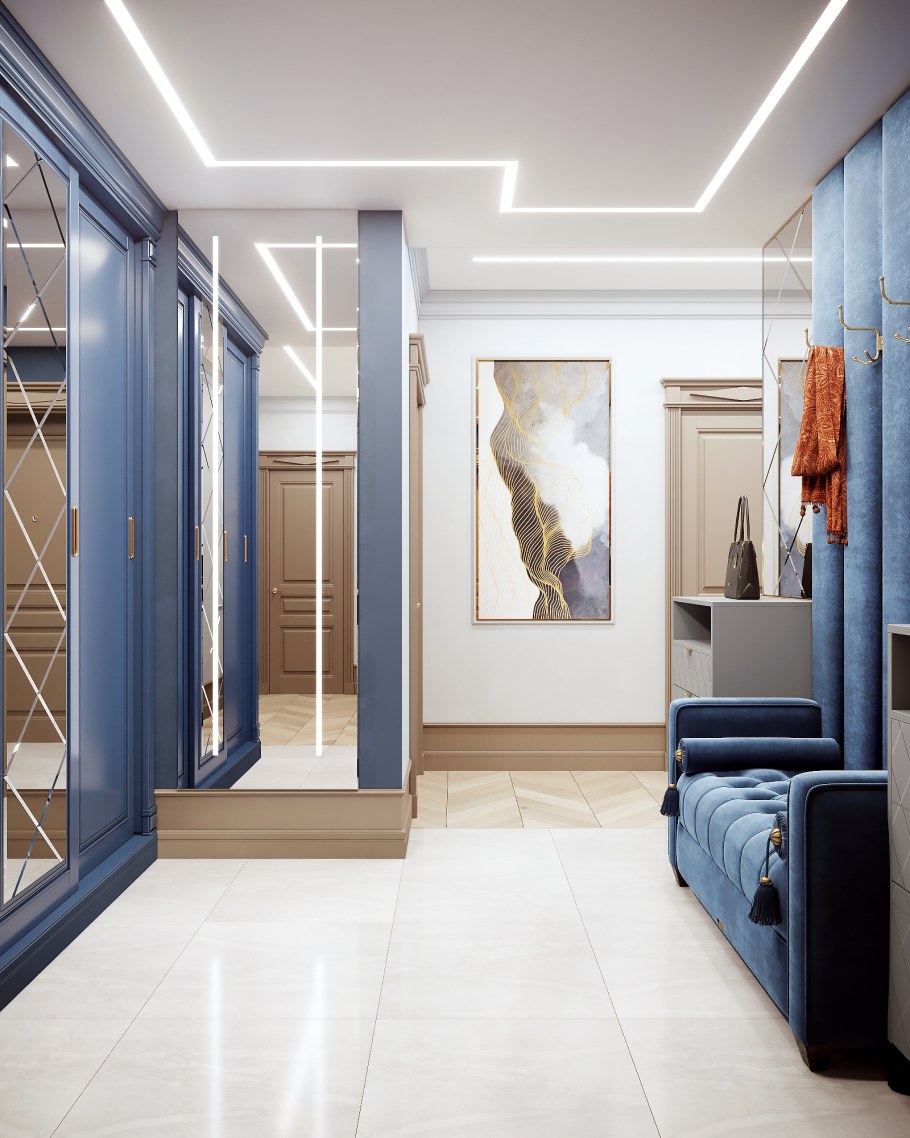 Коридор дизайн интерьера