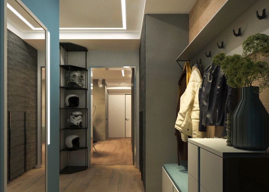 Стильный интерьер прихожей
