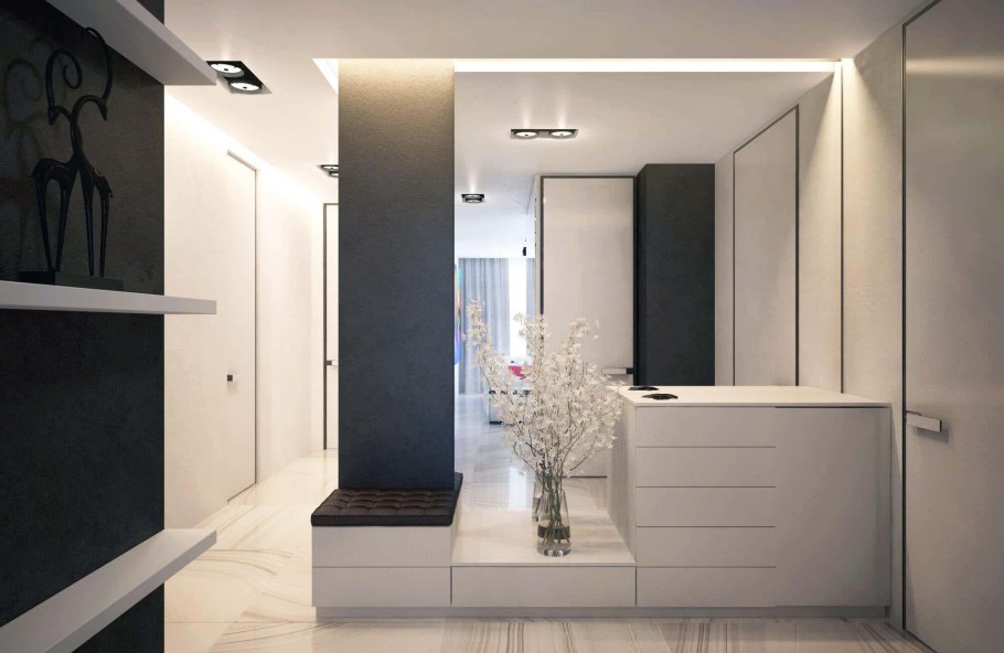 Стильный интерьер прихожей