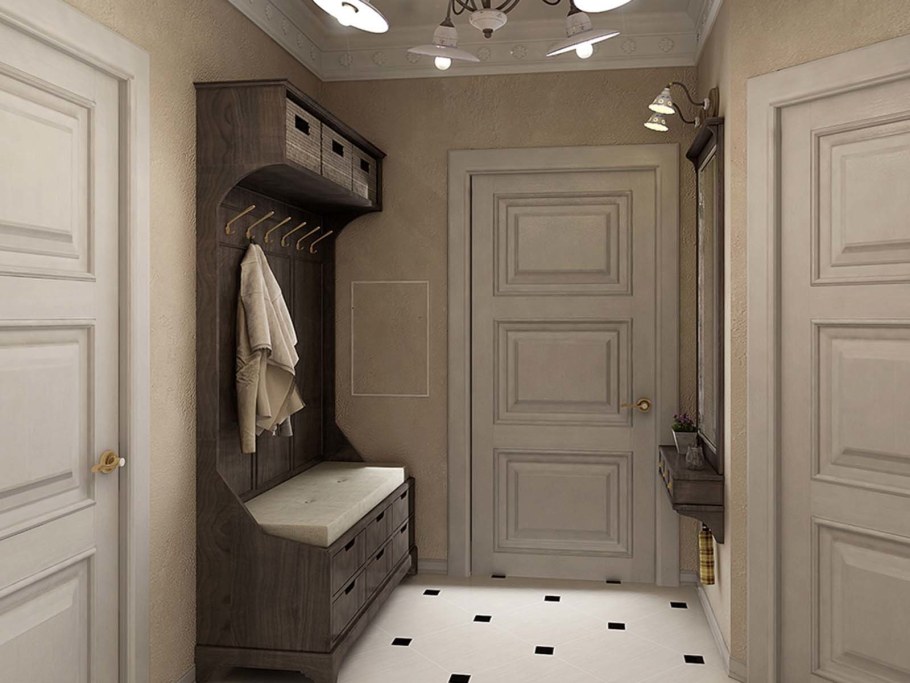 Отделка прихожей в квартире варианты фото дизайн