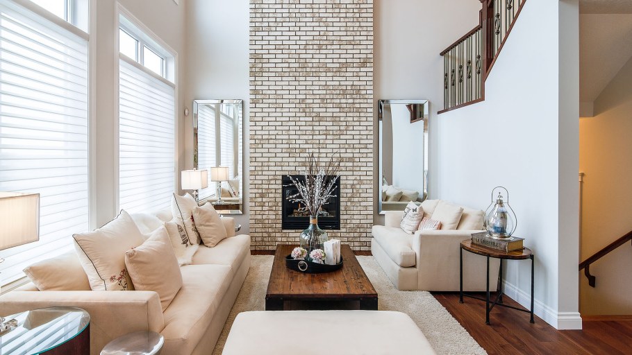 Клинкерная плитка в гостиной