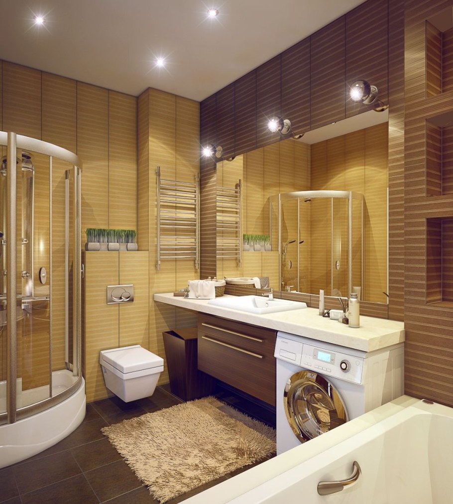 Ванная комната вчастно доме