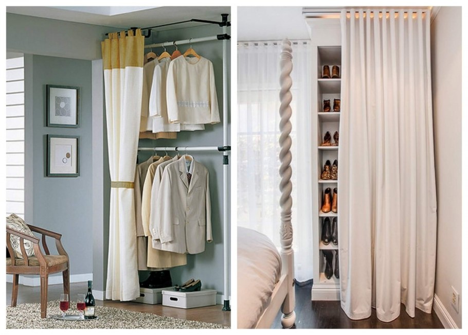 Шкаф со шторой