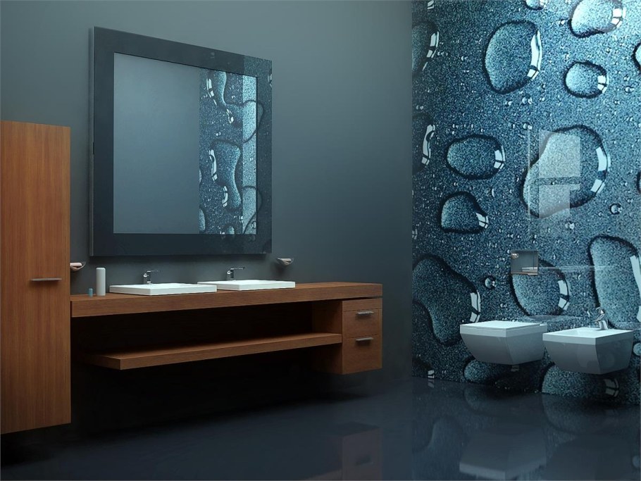 3d панели для ванной комнаты