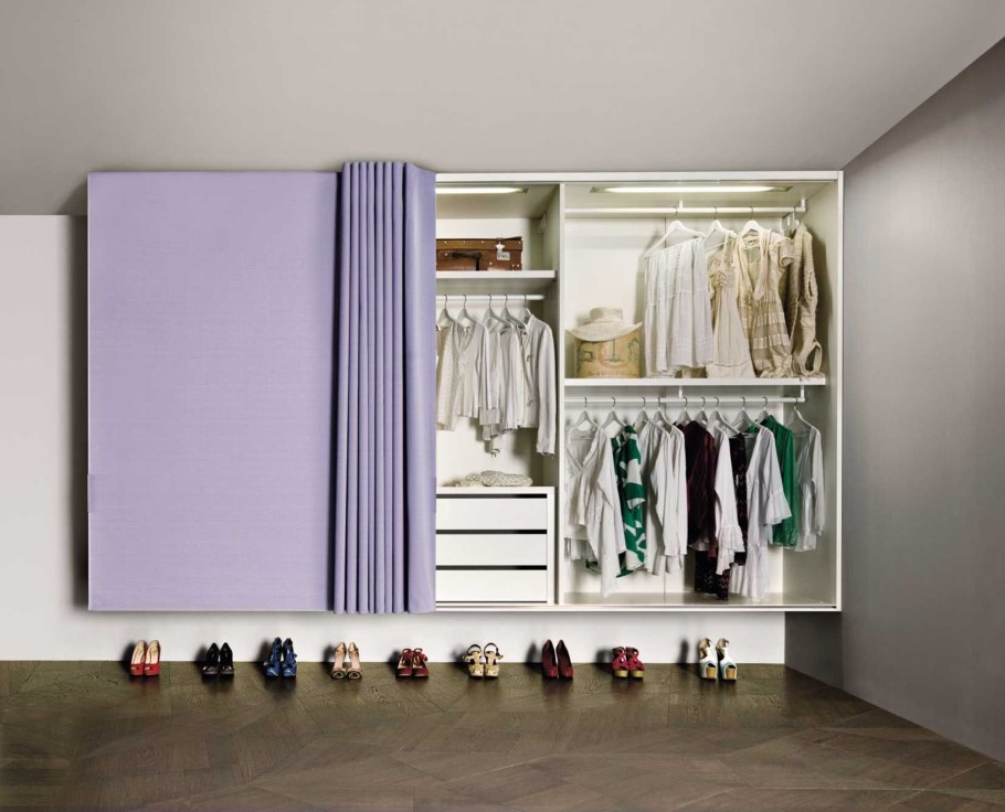 Штора в гардеробную