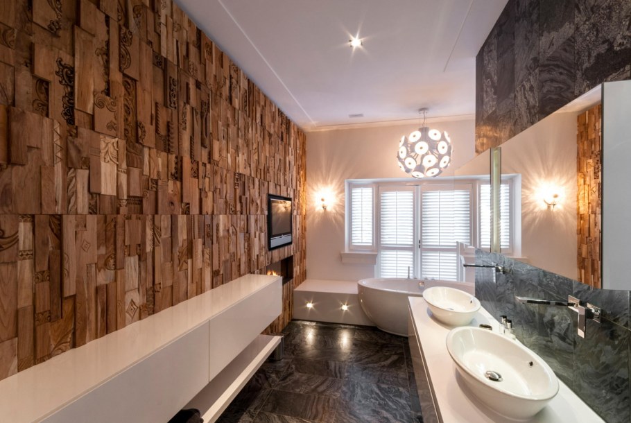 Отделка стен в ванной