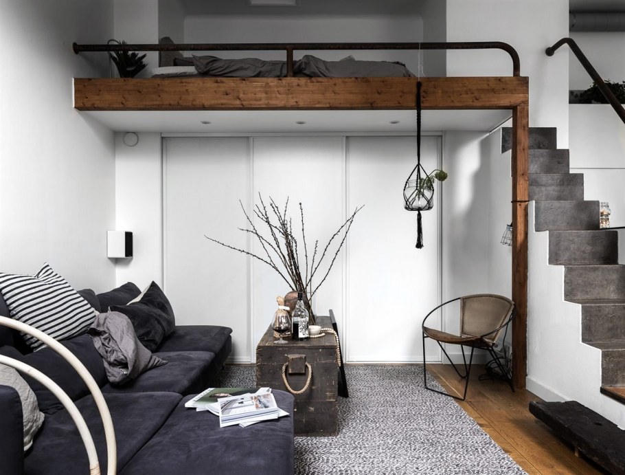 Антресольный второй ярус кровать