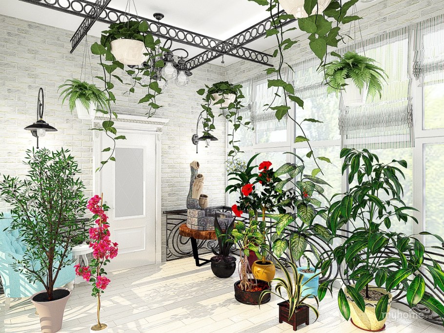 Зимний сад в квартире планировка