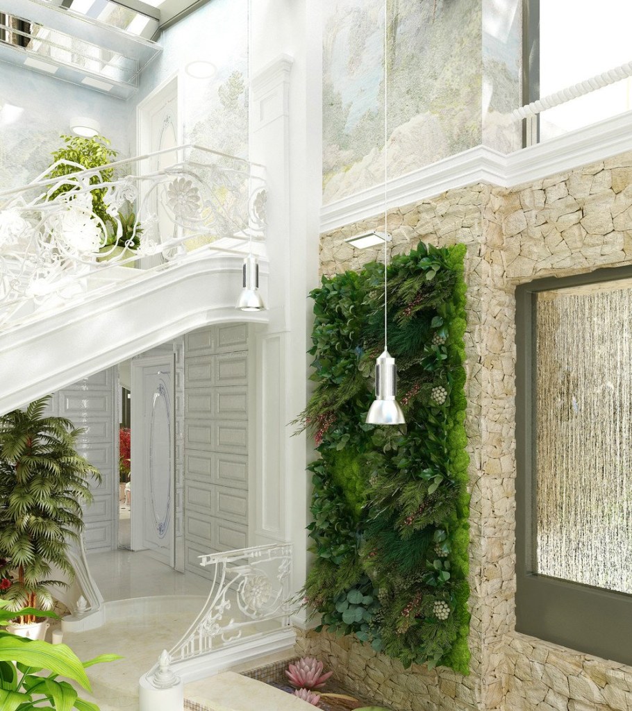 Гостиная с зимним садом