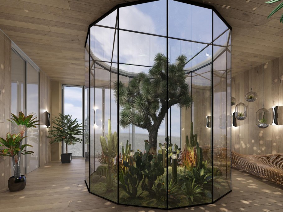 Проект оранжереи зимнего сада