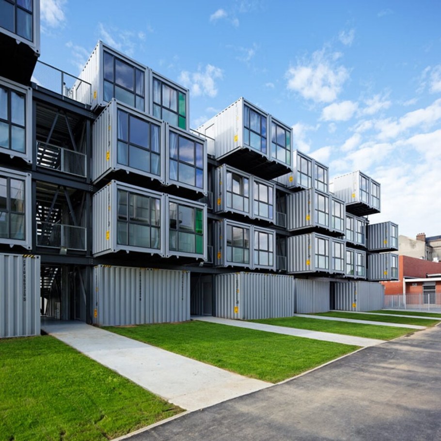 Студенческий кампус из контейнеров Амстердам