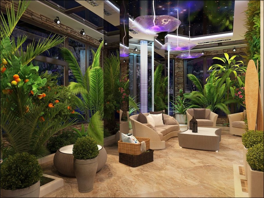 Зимний сад оранжерея