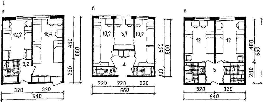 Жилая ячейка для студентов общежитии планировка