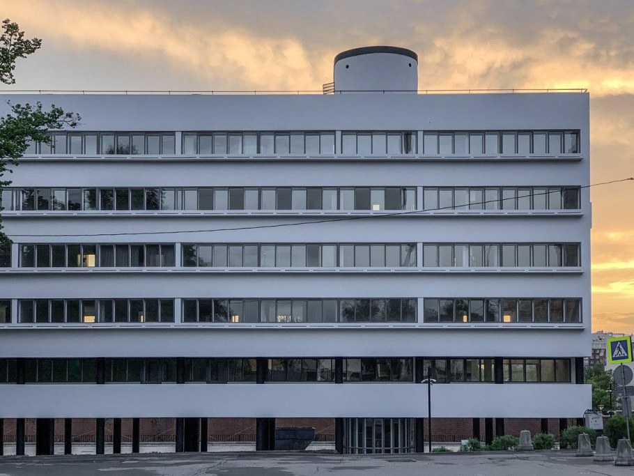 Гинзбург дом Наркомфина