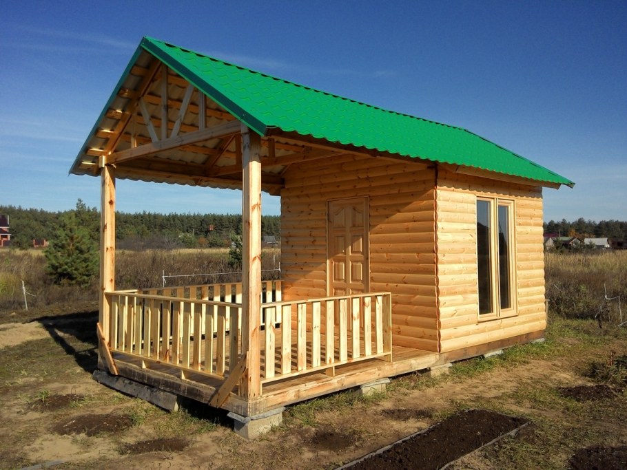 Как построить летний домик быстро