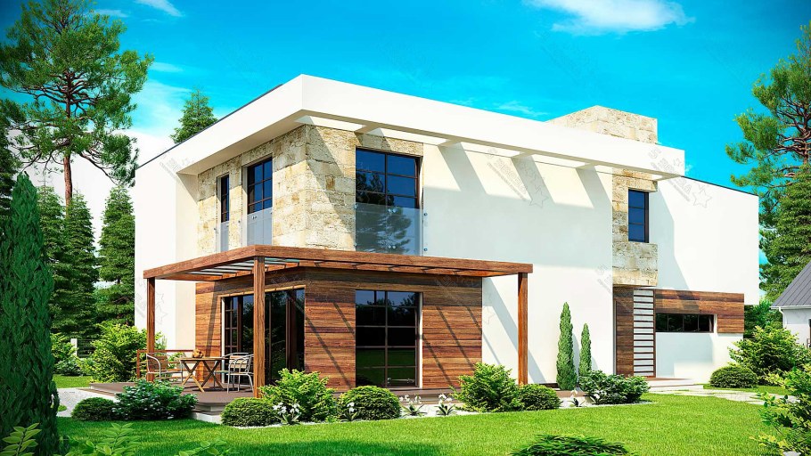 Фасад в современном стиле