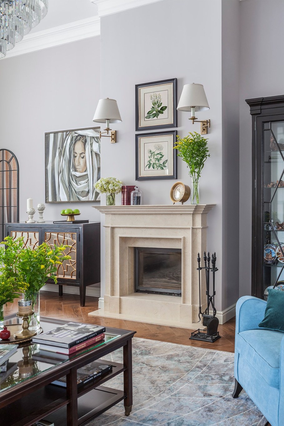 Декоративный камин в интерьере