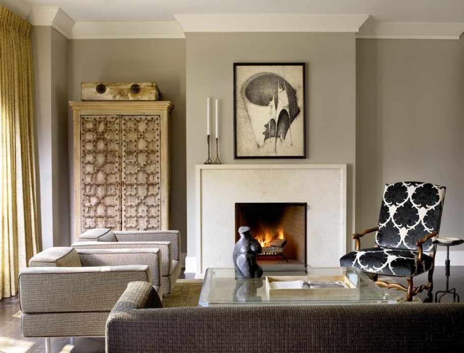 Декор над камином