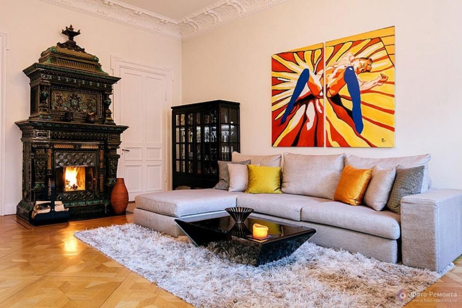 Красивые камины в интерьере
