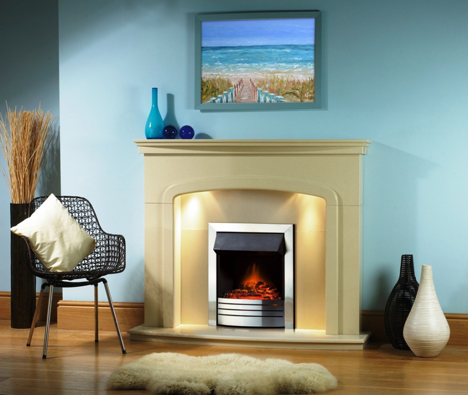 Фотообои камин в интерьере