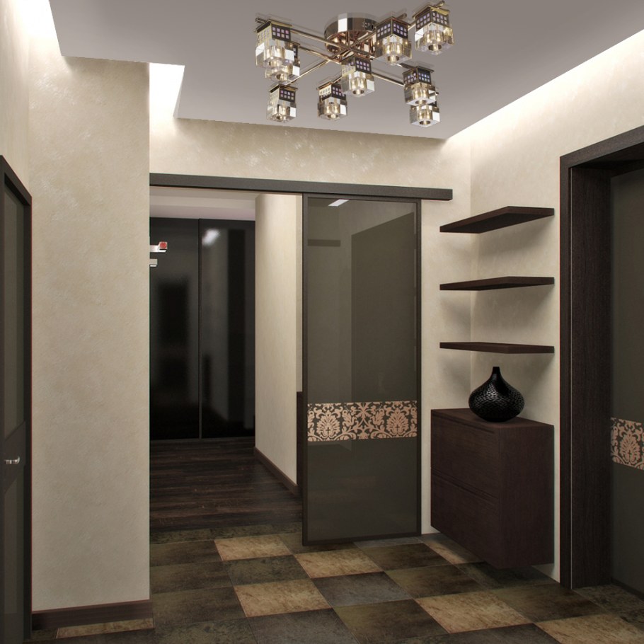 Прихожая в трехкомнатной квартире