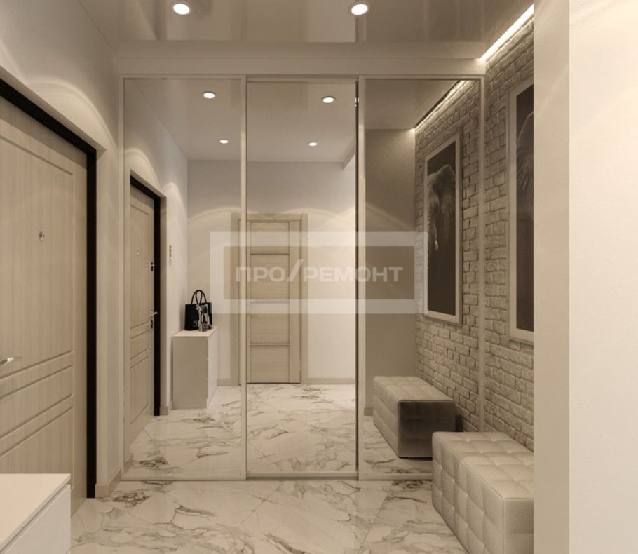 Интерьер прихожей 3 кв м