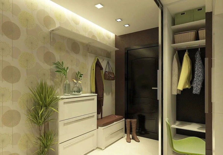 Интерьер маленькой прихожей