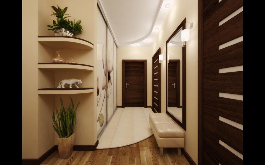 Длинная прихожая в панельном доме