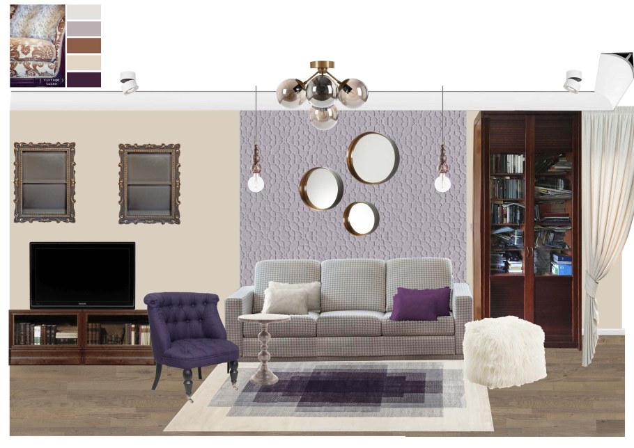 Коллаж интерьера комнаты