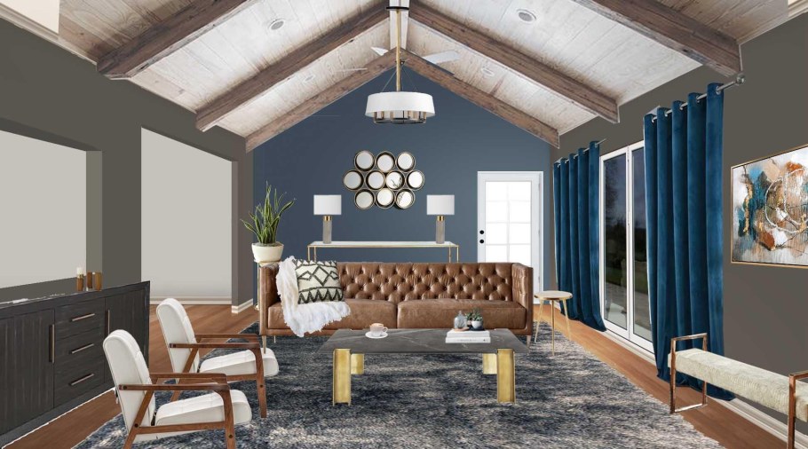 Визуализация интерьера коллаж