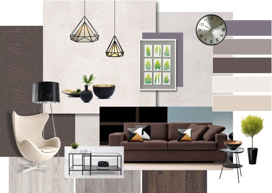 Стилевой коллаж интерьера