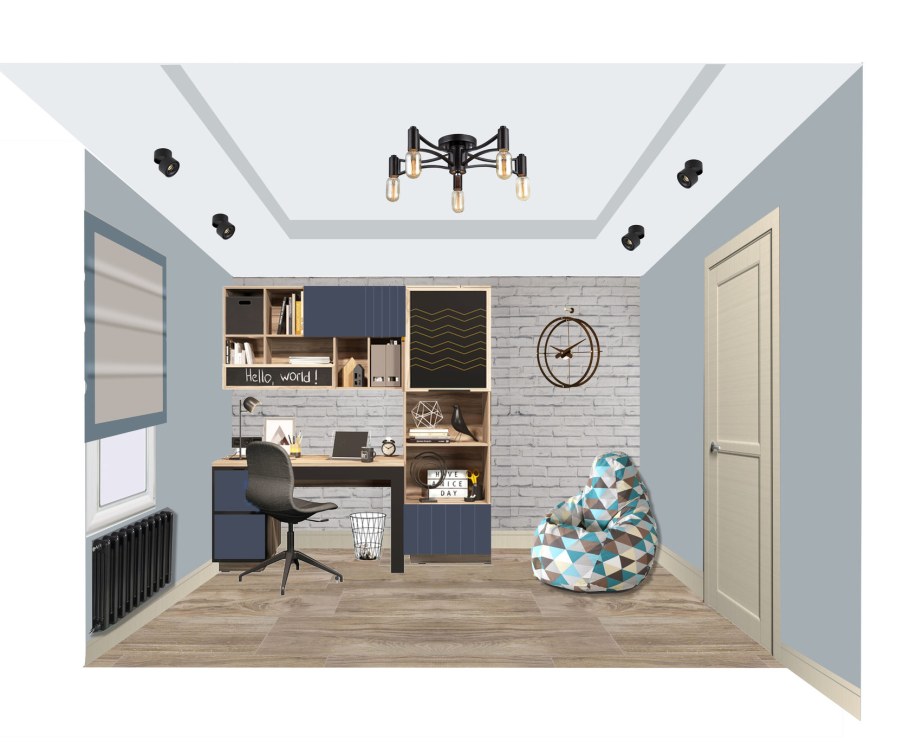 Визуализация интерьера в фотошопе