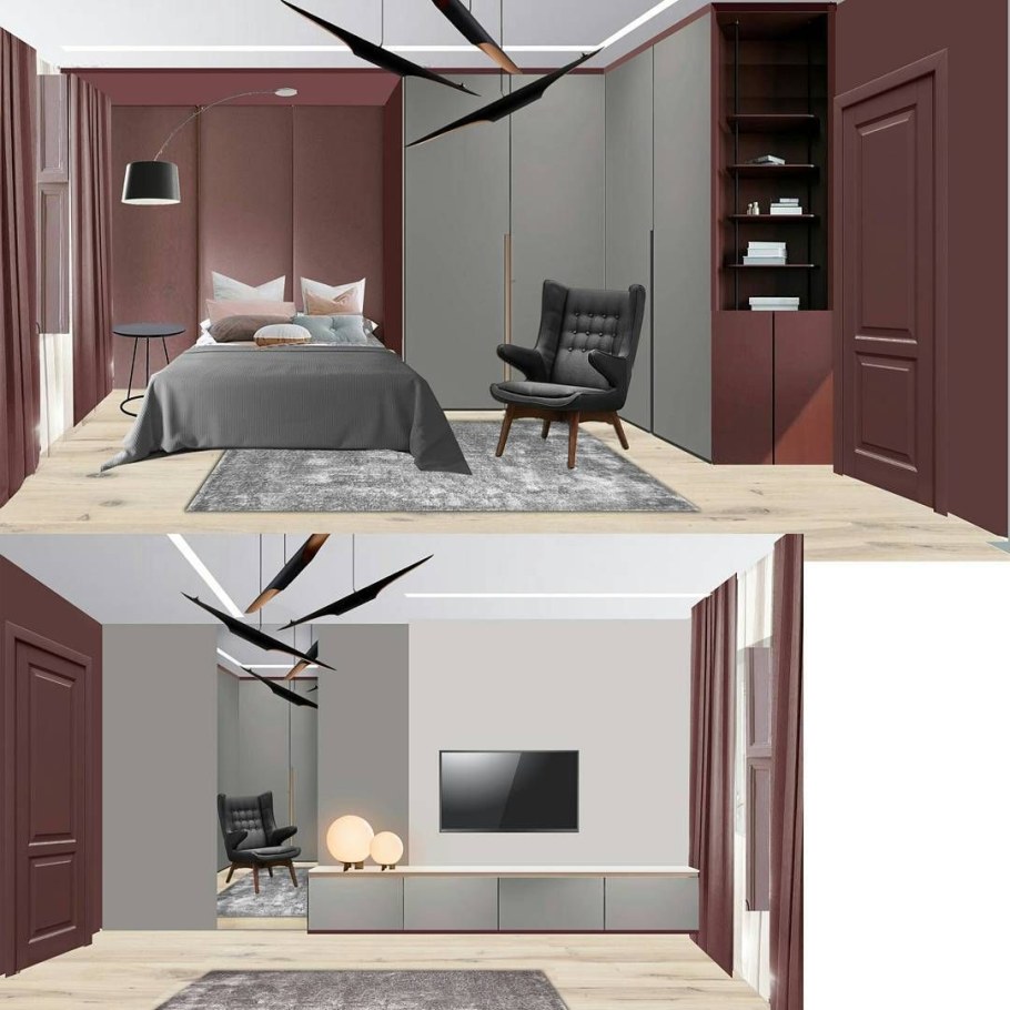 Визуализация интерьера проект