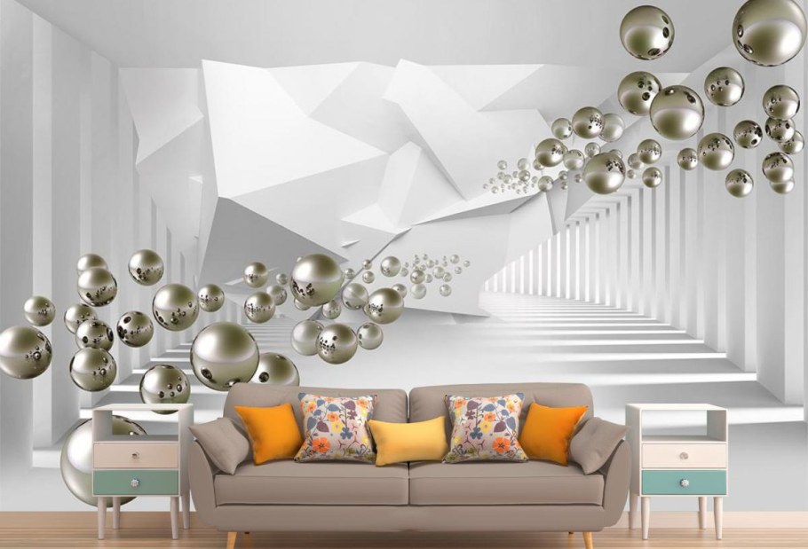 Фотообои абстракция на стене