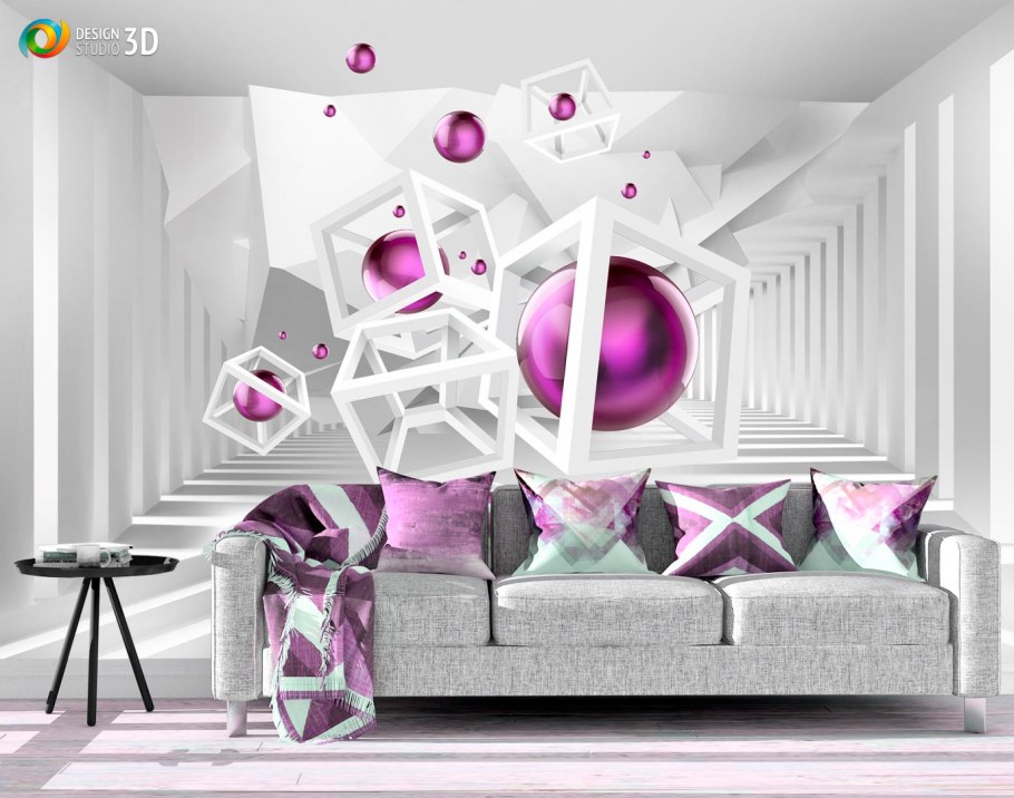 Фотообои абстракция на стене