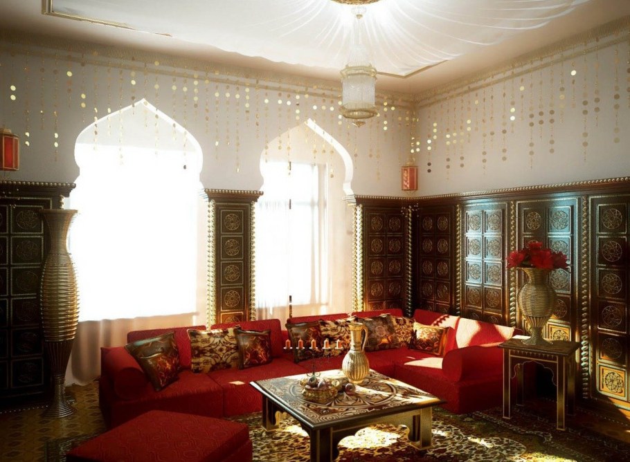 Гостиная в Восточном стиле