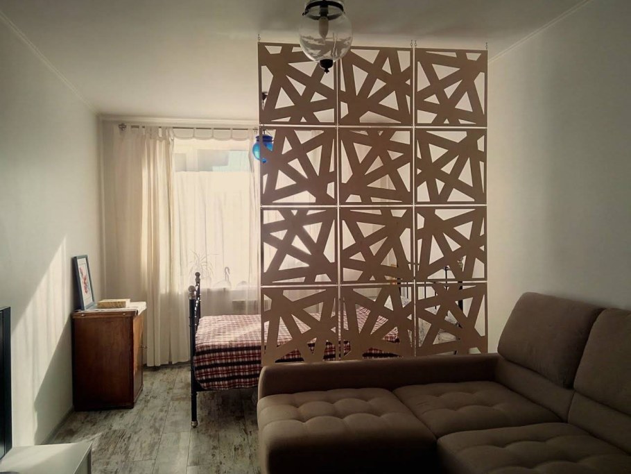 Декоративная перегородка для зонирования комнаты