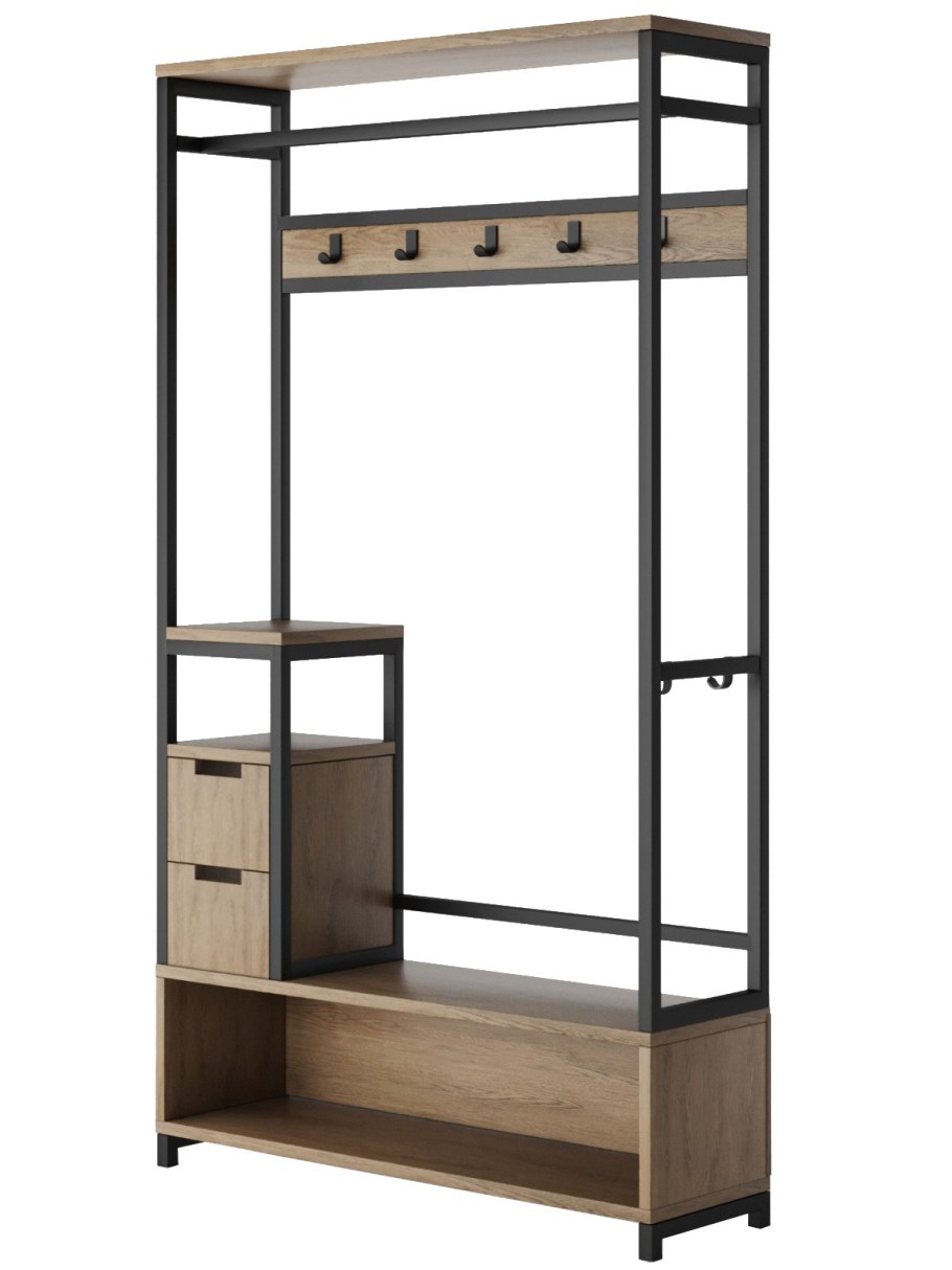 Прихожая лофт из металла